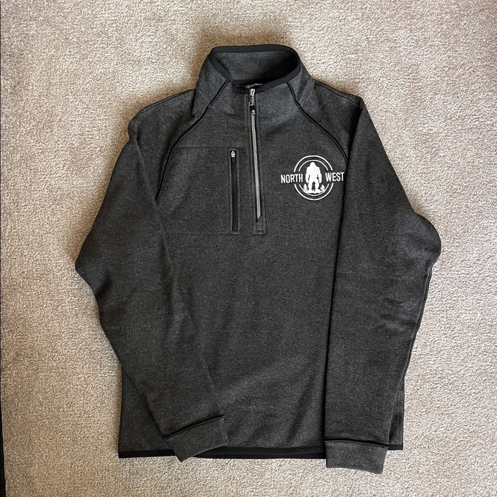 Cutter & Buck Gray Fleece Pullover